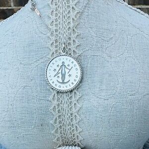 Tiffany & Co Vintage LARGE Virgo Zodiac Charm Pendant Necklace